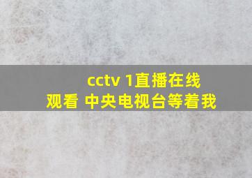 cctv 1直播在线观看 中央电视台等着我